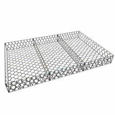 Габион двойного кручения матрацно-тюфячный оцинкованный полимерный (ЦП ПВХ) ГСИ-М 60х80 (С60) 4х2х0,17х3,4 мм 1,36 м3 ГОСТ Р 52132-2003