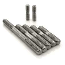 Шпилька стальная для ввертывания в мягкий металл с клеевым стопором оцинкованная исп.1 38ХА М3х26 мм ОСТ 1 31813-80