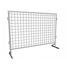 Защитное ограждение мобильное оцинкованное эмалированное (ЦП RAL) 2050х400х1300х4х100х100 мм